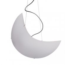 MOON lampa wisząca biała 2x100W E27